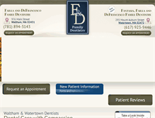Tablet Screenshot of fddental.com